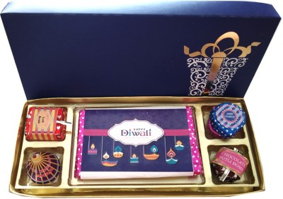 Swankit's Homemade Edible Diwali Crackers with Happy Diwali Bar Bars(100 g)