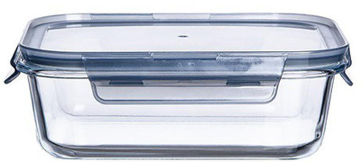 IndusBay Glass Fridge Container  - 600 ml(Clear)