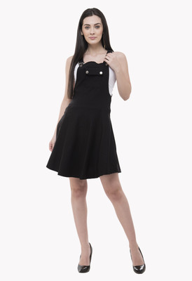 AAKRITHI Women Black Dungaree