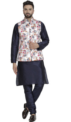 BEN COOPER Men Kurta Churidar Ethnic Jacket Set