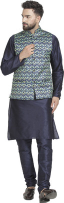 BEN COOPER Men Kurta Churidar Ethnic Jacket Set