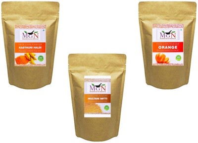 MG Naturals KASTURI HALDI , ORANGE , MULTANI MITTI POWDER(300 g)