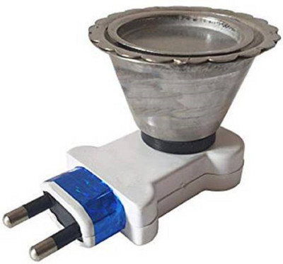 Zoyrow Electric Kapoor Dani Steel Direct Plug-In Dhoop Dani Bakhoor Camphor Burner For Puja And To keep Away Mosquitoes Stainless Steel Incense Holder (Silver) Steel Incense Holder(Multicolor)