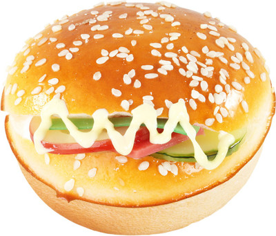 SHIVEXIM small burger Door Magnet, Fridge Magnet, Multipurpose Office Magnets Pack of 1(Multicolor)