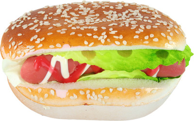 SHIVEXIM chicken burger Door Magnet, Fridge Magnet, Multipurpose Office Magnets Pack of 1(Multicolor)