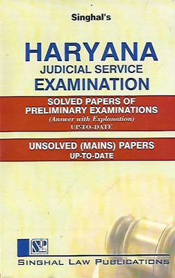 Singhal's Haryana Judicial Service Examination Solved Papers Of Preliminary Examinations(Paperback, Dr. Vijay Pratap Tiwari)
