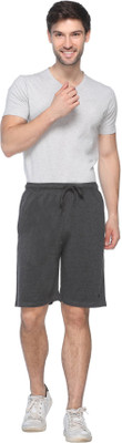 Humbert Self Design Men Grey Regular Shorts