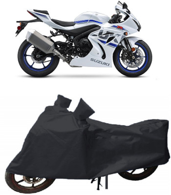 Shree ji traders Two Wheeler Cover for Suzuki(GSX, Black)