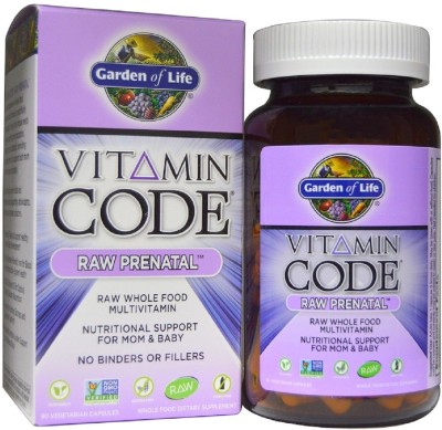 Garden Of Life Vitamin Code, Raw Prenatal, 90 Vegetarian Capsules(90 No)