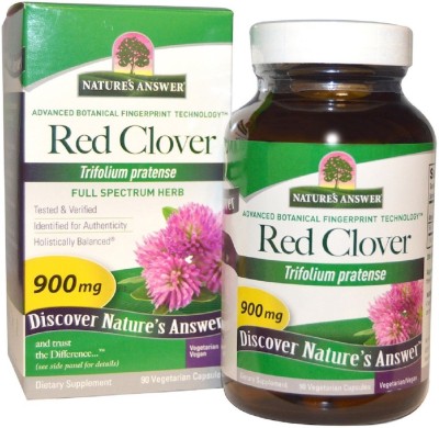 Nature's Answer Red Clover, 900 mg, 90 Vegetarian Capsules(900 mg)