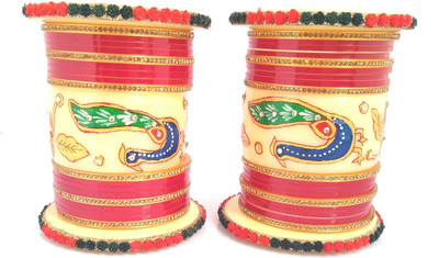Anjali Bengals Plastic Bangle Set(Pack of 45) Anjali Bengals Plastic Bangle Set(Pack of 45)