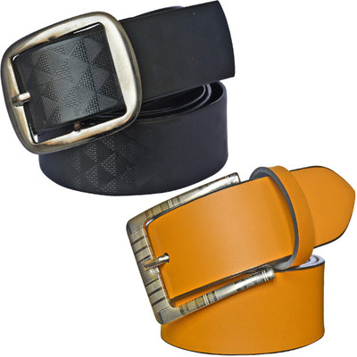 HENEDA Men Casual Multicolor Synthetic Belt