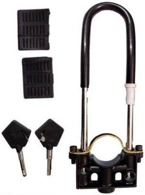 WHEETOYKART Classic Chrome Lock WL-0429 Wheel Lock(Black)