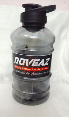 DOVEAZ 1500 ml Plastic Shaker(Pack of 1, Black)