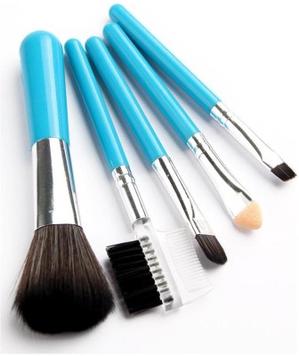 Profusion Mini Soft Makeup Brush BLUE 80 pcs, 5 Pcs/ per Set(Pack of 5)