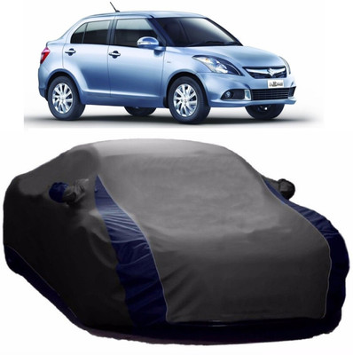 AutoKick Car Cover For Maruti Suzuki Swift Dzire (With Mirror Pockets)(Multicolor)