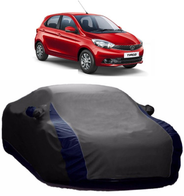 MoTRoX Car Cover For Tata Tiago (With Mirror Pockets)(Blue, Grey)