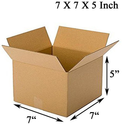 JIA Corrugated Cardboard Packaging Box(Pack of 25 Brown)