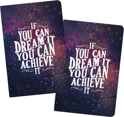 Lauret Blanc Combo Ruled Notebook Diaries Journal- A5 Size, 160 ruled pages each, 80 GSM. Pack of 2. A5 Diary Ruled 160 Pages(Multicolor, Pack of 2)