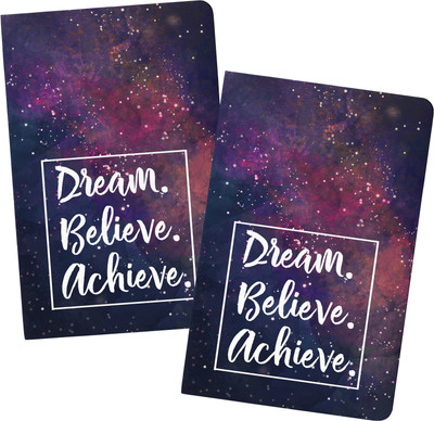 Lauret Blanc Combo Ruled Notebook Diaries Journal- A5 Size, 160 ruled pages each, 80 GSM. Pack of 2. A5 Diary Ruled 160 Pages(Multicolor, Pack of 2)