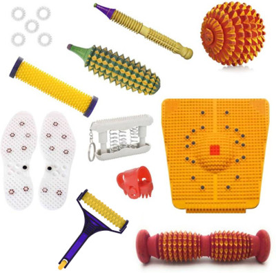 ACM 2000 216 DK34 Acupressure Massager Tools Combo Kit for Stress and Pain Relief Massager(Multicolor)