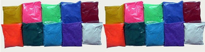 Woriox Pack of 20 Rangoli Powder(Multicolor)
