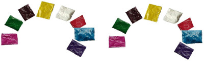 CarbonShot Pack of 20 Rangoli Powder(Multicolor)
