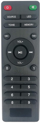 LipiWorld IT-5.1 XV Craze SUFB Home Theater System Compatible for  INTEX Remote Controller(Black)