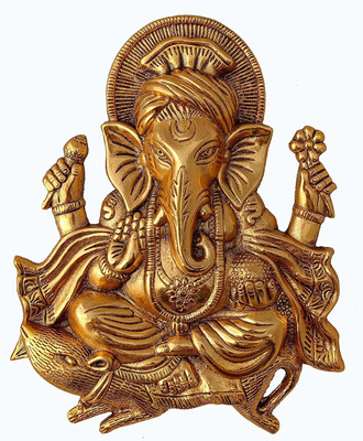 RUBELT Decorative Showpiece  -  27.5 cm(Aluminium, Gold)