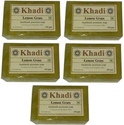 Khadi Gramodyog Lemon Grass Soap(5 x 125 g)