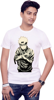 NITYANAND CREATIONS Printed Men Round Neck Multicolor T-Shirt