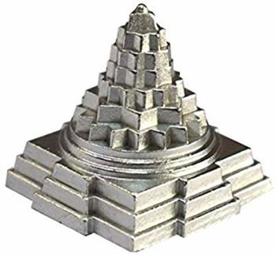 SHREE JAGDAMBA BHAWAN PARAD (MERCURY) SHREE YANTRA Silver Plated Yantra
