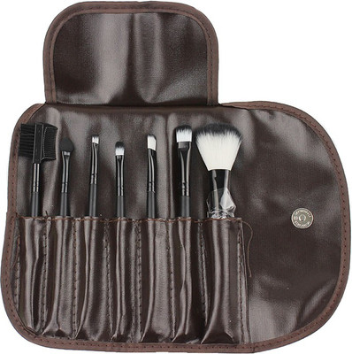 Nema 7 Pcs Makeup Brush Set - Black(Pack of 7)