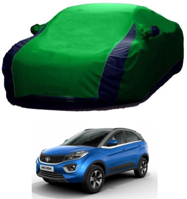AutoKick Car Cover For Tata Nexon (With Mirror Pockets)(Multicolor)