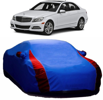 AutoKick Car Cover For Mercedes Benz C220 (With Mirror Pockets)(Multicolor)