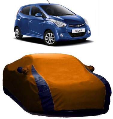 AutoKick Car Cover For Hyundai Eon (With Mirror Pockets)(Multicolor)