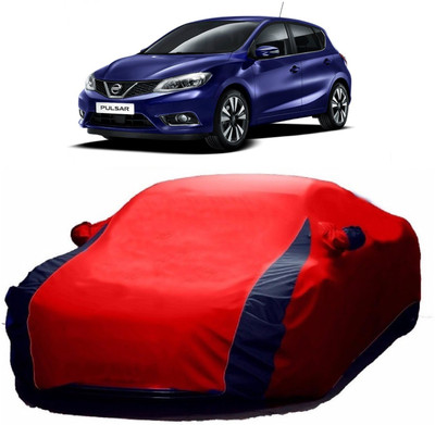 AutoKick Car Cover For Nissan Pulsar (With Mirror Pockets)(Multicolor)