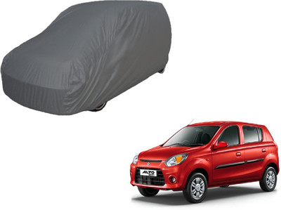 SS Mart Car Cover For Maruti Suzuki Alto 800 (Without Mirror Pockets)(Grey)