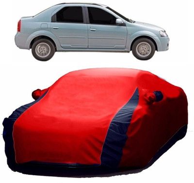 AutoKick Car Cover For Tata Indigo CS (With Mirror Pockets)(Red, Blue)