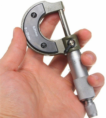 Divinext Aerospace 0.01mm 0-25mm Metric Gauge Outside Micrometer Aerospace Micrometer Screw Gauge