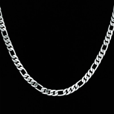 Thrillz Silver Chain For Boys Men Jewellery Chain Silver Chains For Men Boys Necklace Silver Plated Stainless Steel Chain