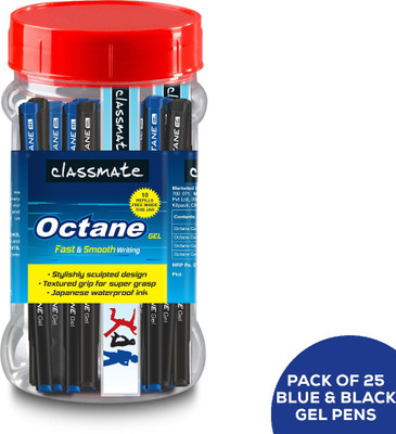 Classmate Octane Gel Pen(Pack of 25)