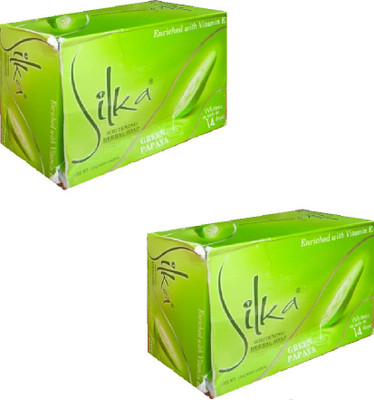 SILKA Papaya Soap For Anti pimple(135 g)