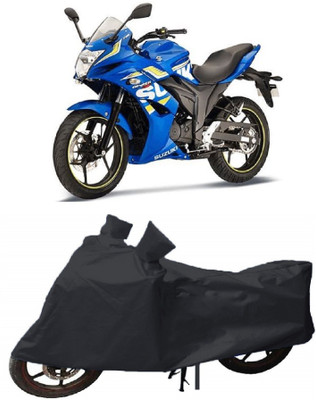 Shree ji traders Two Wheeler Cover for Suzuki(Gixxer SF, Black)