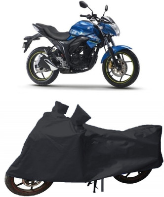 Shree ji traders Two Wheeler Cover for Suzuki(Gixxer, Black)