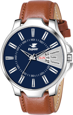 Espoir NA Blue Day and Date Functioning High Quality Analog Watch - For Men