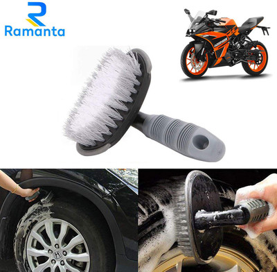 Ramanta Bike Tyre Rim Cleaner Brush for Royal Enfield Bullet 350 0 ml Wheel Tire Cleaner(Pack of 1)