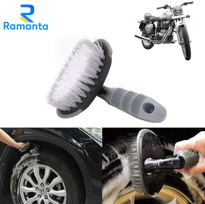 Ramanta Bike Tyre Rim Cleaner Brush for Bajaj All Bikes 0 ml Wheel Tire Cleaner(Pack of 1)