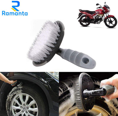 Ramanta Bike Tyre Rim Cleaner Brush for TVS All Bikes 0 ml Wheel Tire Cleaner(Pack of 1)