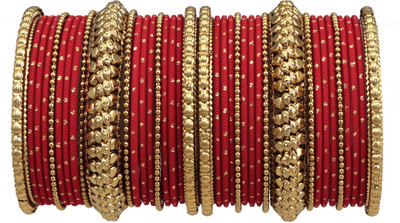 Chinar jewels Alloy, Metal Bangle Set(Pack of 38)